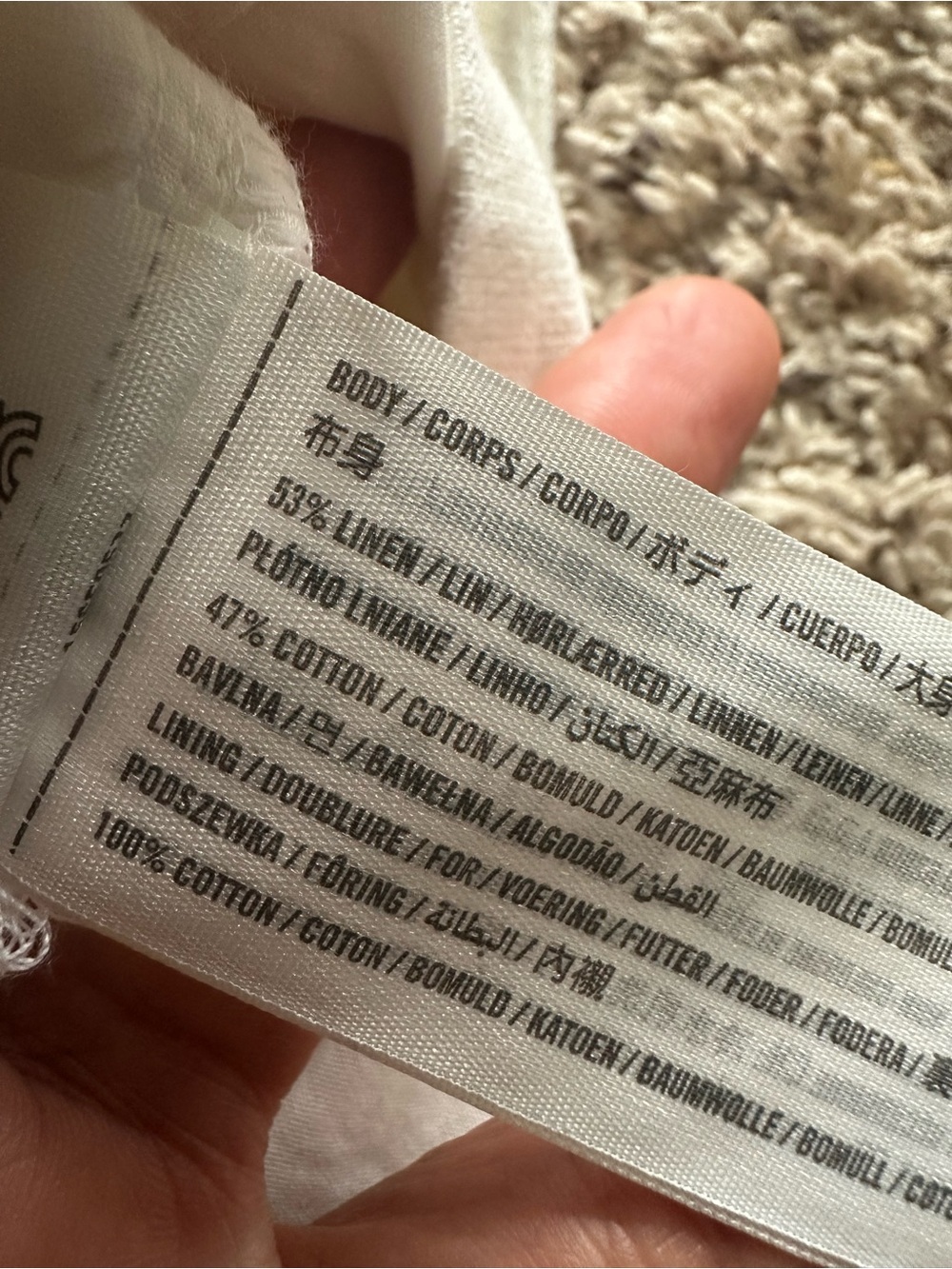 Abercrombie & Fitch Linen-Blend Pants - Picture 4 of 4